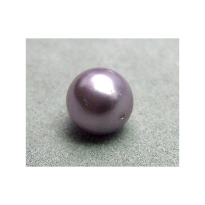 Perle ronde nacrée Swarovski 10mm Mauve (x1)