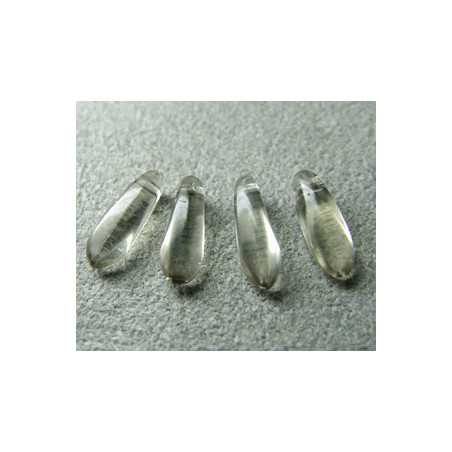 Dague en verre de Bohême 3x11mm - Black Diamond (x30)