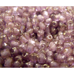Facettes de Bohême 3mm Cognac (x50)