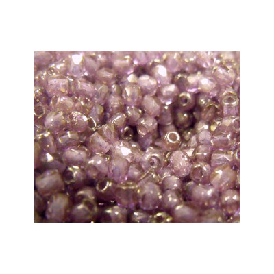 Facettes de Bohême 3mm Cognac (x50)