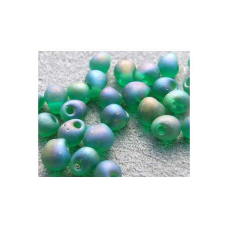 DP-146FR Drops 3.4mm Miyuki Matte Tr Green AB (=DB858) (x10gr)