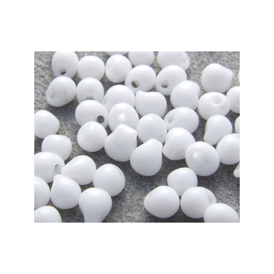 DP-402 Drops 3.4mm Miyuki Opaque Chalk White (=DB200) (x10gr)