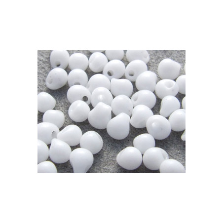 DP-402 Drops 3.4mm Miyuki Opaque Chalk White (=DB200) (x10gr)