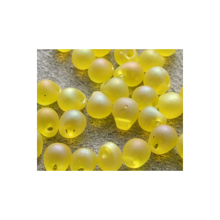 DP-136FR Drops 3.4mm Miyuki Matte Tr Yellow AB (=DB854) (x10gr)