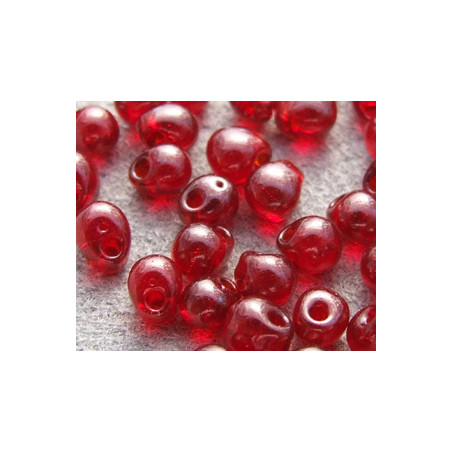 DP-304 Drops 3.4mm Miyuki Gold Luster Tr Dark Red (=DB105) (x10gr)