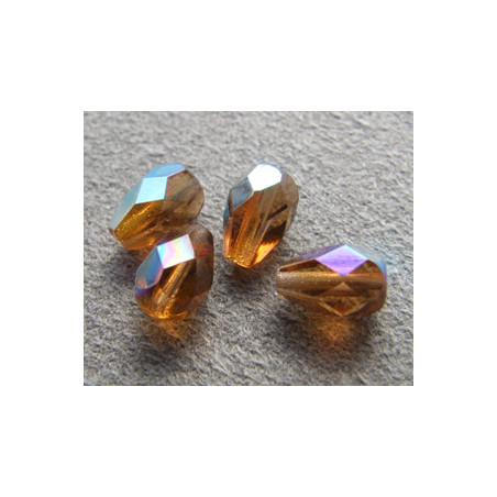 Poire 6x4mm Smoked Topaz AB (x10)