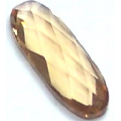 Cabochon baguette 4161 15x5mm Light Colorado Topaz UF (x1)