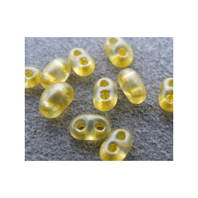 Twin Beads 2,5X5mm Crystal Yellow Pearl (x tube de 23gr env.) Twin Beads 2,5X5mm Crystal Yellow Pearl (x tube de 23gr env.)
