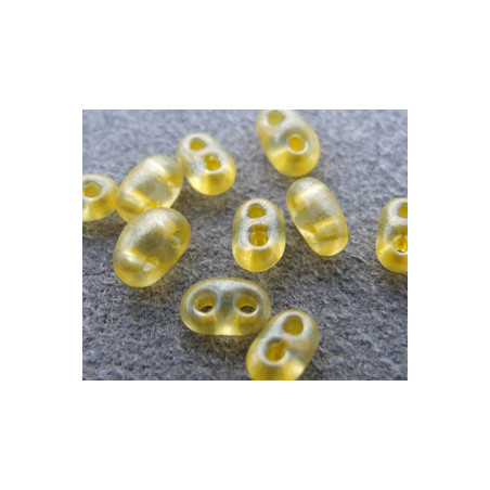 Twin Beads 2,5X5mm Crystal Yellow Pearl (x tube de 23gr env.)