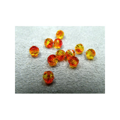 Ronde Swarovski 5000 4mm Fireopal (x10) Ronde Swarovski 5000 4mm Fireopal (x10)