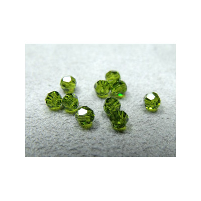 Ronde Swarovski 5000 4mm Olivine (x10) Ronde Swarovski 5000 4mm Olivine (x10)