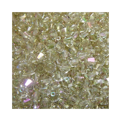 Toupies 3mm Crystal Luminous Green - réf. 5328 Xilion (x20) Toupies 3mm Crystal Luminous Green - réf. 5328 Xilion (x20)
