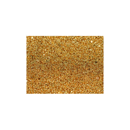 Charlottes True Cut Seed Beads Gold Plated 24 K 15/0 (X1gr)