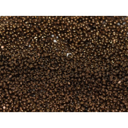 Charlottes True Cut Seed Beads Jet Bronze 15/0 (X1gr)