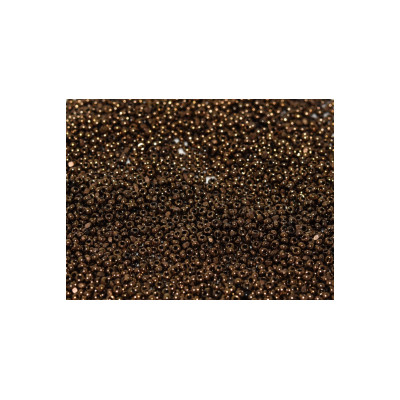 Charlottes True Cut Seed Beads Jet Bronze 15/0 (X1gr)