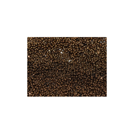 Charlottes True Cut Seed Beads Jet Bronze 15/0 (X1gr)