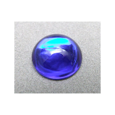 Cabochon en résine 18mm Cobalt (x1)