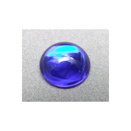 Cabochon en résine 18mm Cobalt (x1)