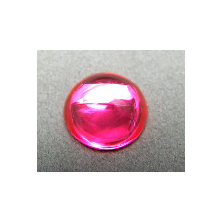 Cabochon en résine 18mm Rose (x1)
