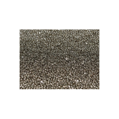 Charlottes True Cut Seed Beads Nickel Plated 15/0 (X1gr)