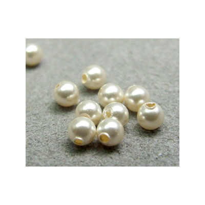 Perle ronde nacrée Swarovski 3mm Cream (x20)