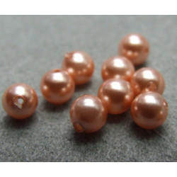 Perle ronde nacrée Swarovski 4mm Rose Peach (x20)