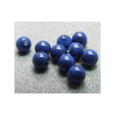 Perle ronde nacrée Swarovski 4mm Dark Lapis (x20)