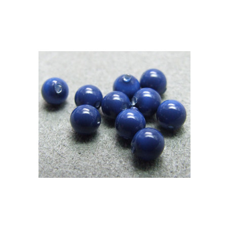Perle ronde nacrée Swarovski 4mm Dark Lapis (x20)