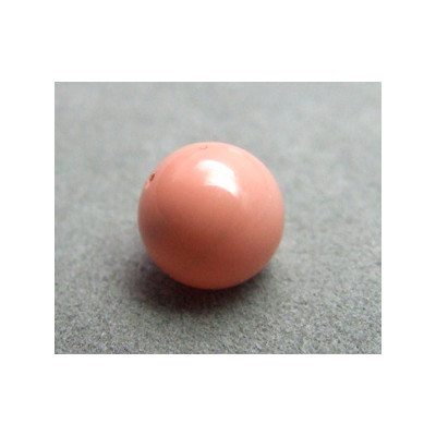 Perle ronde nacrée Swarovski 10mm Pink Coral (x1)