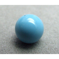 Perle ronde nacrée Swarovski 10mm Turquoise (x1)