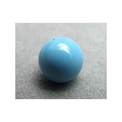 Perle ronde nacrée Swarovski 10mm Turquoise (x1)