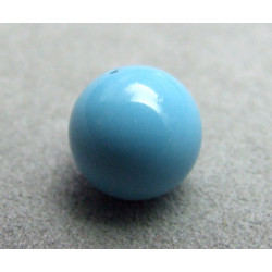 Perle ronde 8mm nacrée Swarovski Turquoise (x5)