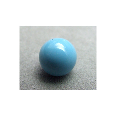 Perle ronde 8mm nacrée Swarovski Turquoise (x5)