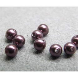 Perle ronde nacrée Swarovski 3mm Burgundy (x20)