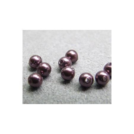 Perle ronde nacrée Swarovski 3mm Burgundy (x20)