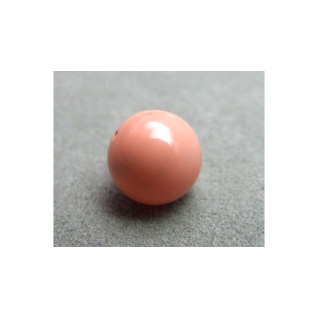 Perle ronde 8mm nacrée Swarovski Pink Coral (x5)