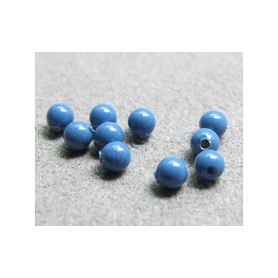 Perle ronde nacrée Swarovski 3mm Lapis (x20) Perle ronde nacrée Swarovski 3mm Lapis (x20)