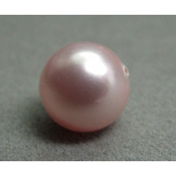 Perle ronde nacrée Swarovski 12mm Rosaline (x1)