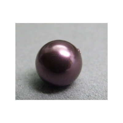 Perle ronde nacrée Swarovski 12mm Burgundy (x1) Perle ronde nacrée Swarovski 12mm Burgundy (x1)