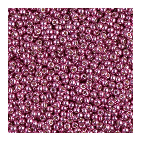 R11-4210 Rocailles 11/0 Galva Duracoat - Hot Pink (x 10gr)