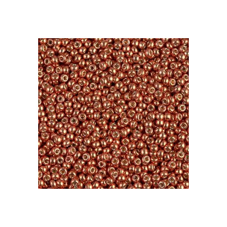 R11-4207 Rocailles 11/0 Duracoat Galvanized Pink Blush (x10gr)