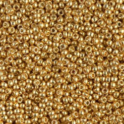 R11-4202 Rocailles 11/0 Galva Duracoat - Gold (x 10gr)