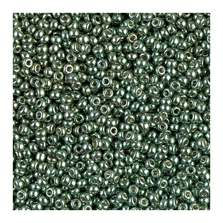 R11-4215 Rocailles 11/0 Galva Duracoat - Sea Green (x 10gr)