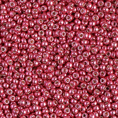 R11-4211 Rocailles 11/0 Duracoat Galvanized Light Cranberry (x10gr)