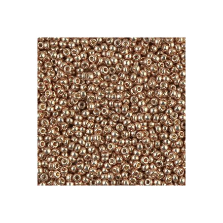 R11-4204 Rocailles 11/0 Duracoat Galvanized Champagne (x10gr)