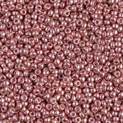 R11-4209 Rocailles 11/0 Galva Duracoat - Dark Coral (x10gr)