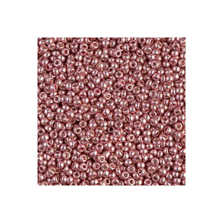 R11-4209 Rocailles 11/0 Galva Duracoat - Dark Coral (x10gr)