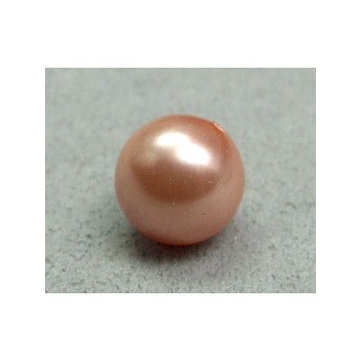 Perle ronde nacrée Swarovski 10mm Rose Peach (x1)