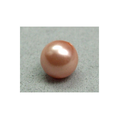 Perle ronde nacrée Swarovski 10mm Rose Peach (x1)