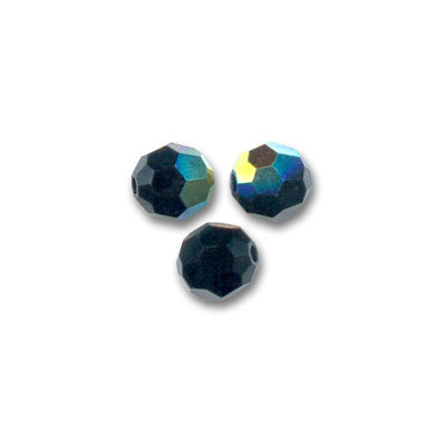 Perles Rondes Swarovski 5000 3mm Jet Ab (X20)